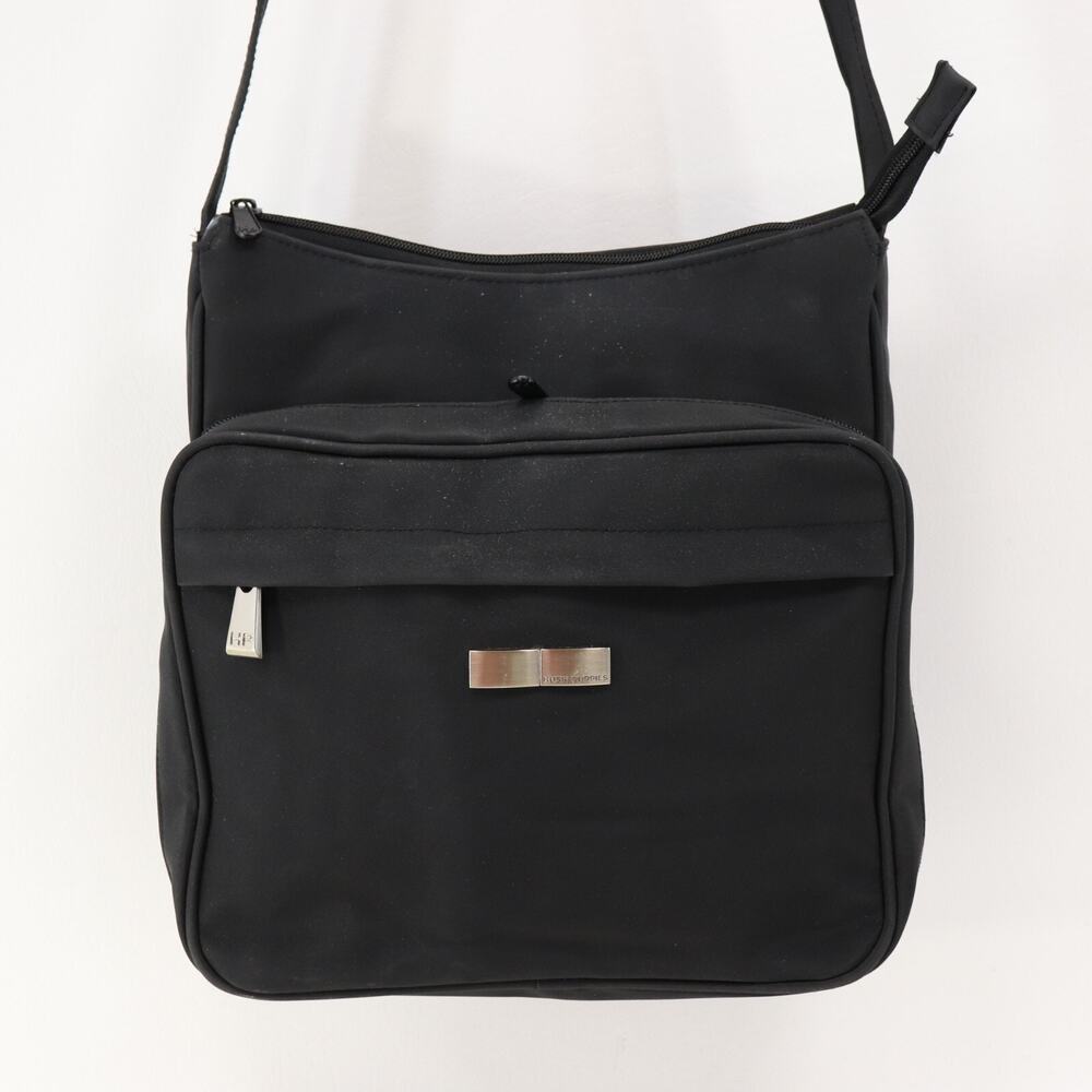 Hush Puppy Handbag Women Black Nylon Organizer Purse Shoulder Bag Travel